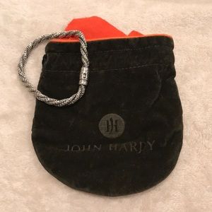 Beautiful braided silver John Hardy bracelet